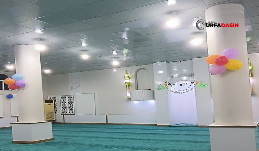 Şanlıurfa Viranşehir'deki Bu Cami Ramazana Özel Süslendi