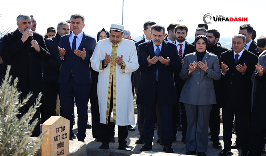 Şanlıurfa'da 6 Şubat Depreminde Vefat Edenler, Bakanın Katılımıyla Anıldı