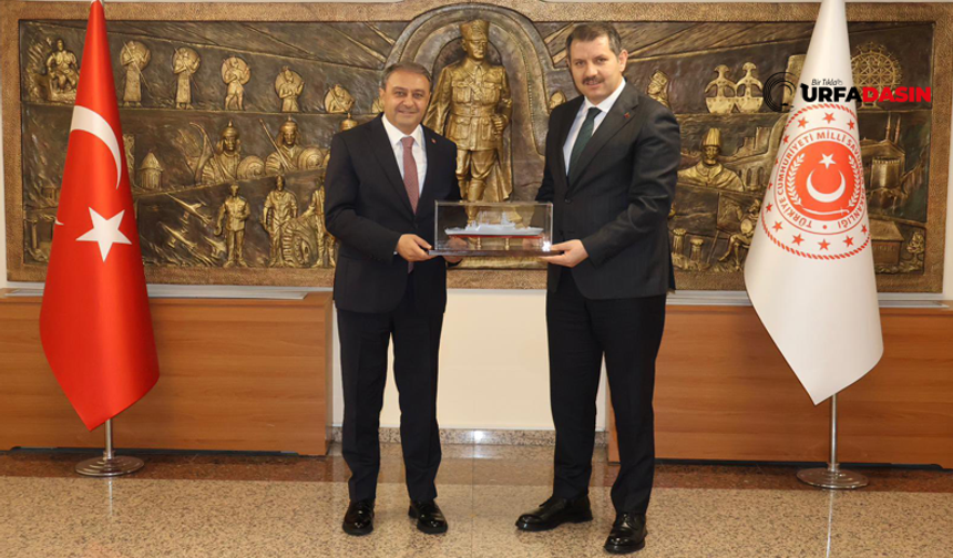 Şanlıurfa Valisi Hasan Şıldak, Urfa Eski Valisini Ziyaret Etti