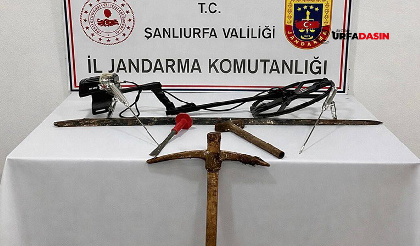 Şanlıurfa'da Define Avcıları Suçüstü Yakalandı