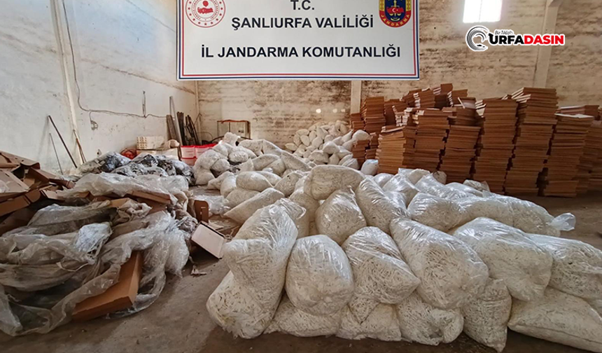 Şanlıurfa'da 14 Milyon Lira Değerinde Bandrolsüz Makaron Ele Geçirildi