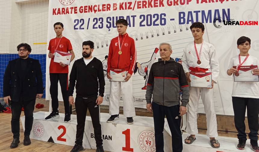 Şanlıurfalı Öğrenciler Batman'da Madalyayla Döndü