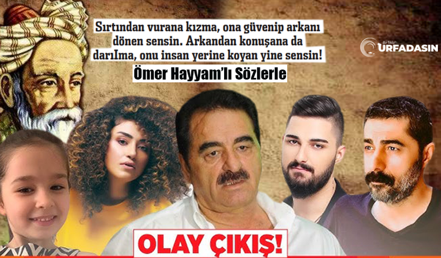 Tatlıses; Kimseye Sırtını Dönmeyeceksin Yoksa Hançer Yersin