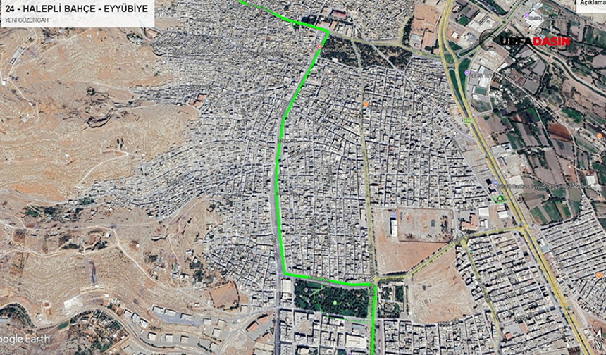 Şanlıurfa'da Güzergah Değişti: Artık Kültür ve Turizm Yolu'nda Hizmet Verecek