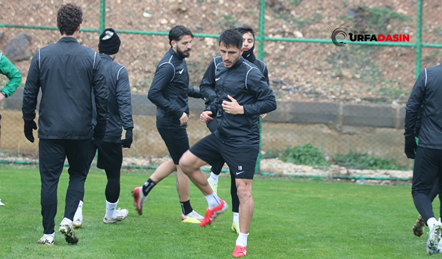 Şanlıurfaspor,  İskenderunspor Maçına Hazırlıklarını Yağmur Altında Tamamladı