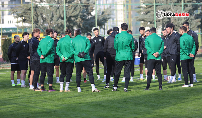 Şanlıurfaspor, Yeni Teknik Direktörüyle İlk Antrenmanını Yaptı