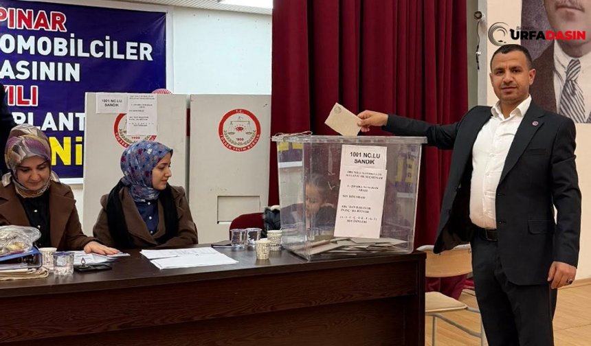 Ceylanpınar Şoförler Odası Başkanı Şeyhmus Birmeç Güven Tazeledi
