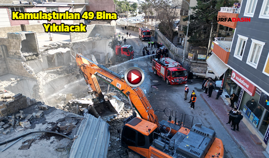 Şanlıurfa'da SSK Caddesi’nde Yıkım Başladı, Yol 17 Metre Genişliğe Ulaşacak