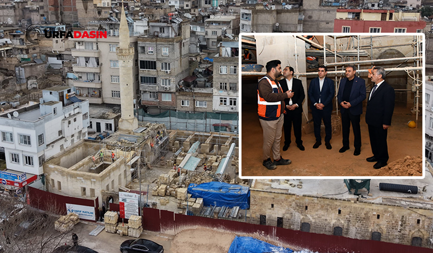 Şanlıurfa Valisi Şıldak'tan Birecik Ulu Cami'deki Restorasyona İnceleme