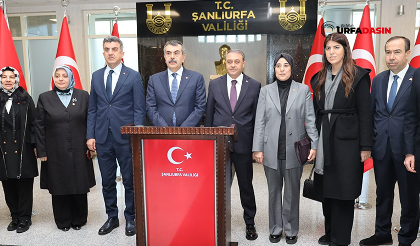 Milli Eğitim Bakanı Yusuf Tekin, Şanlıurfa'da