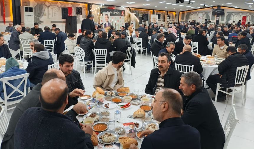 Saadet Partisi Şanlıurfa'da Adalet Sofrasında Buluştu