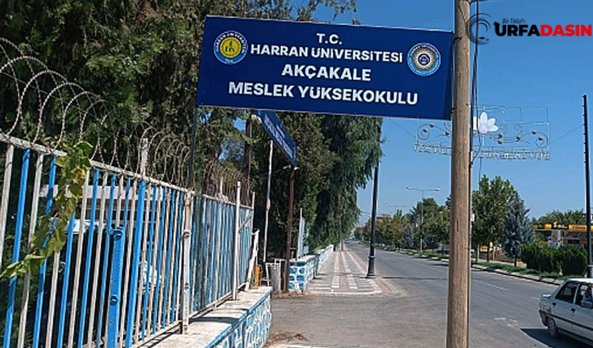 Şanlıurfa Akçakale’de Meslek Yüksekokulu'nun Bölümü Kapatılıyor Ceylanpınar'a Taşınıyor