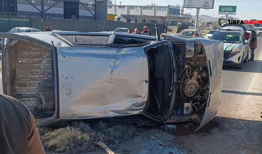 Şanlıurfa Akçakale Yolunda Trafik Kazasında 3 Kişi Yaralandı