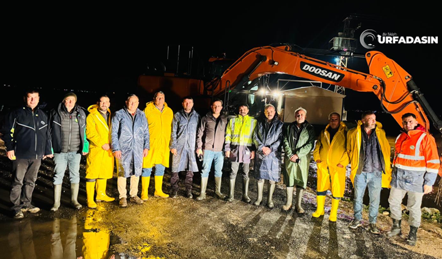 Şanlıurfa DSİ GAP 15. Bölge Müdürlüğü Sağanak Yağışlarda 44 İş Makinası, 28 Araç ve 142 Personelle Çalıştı