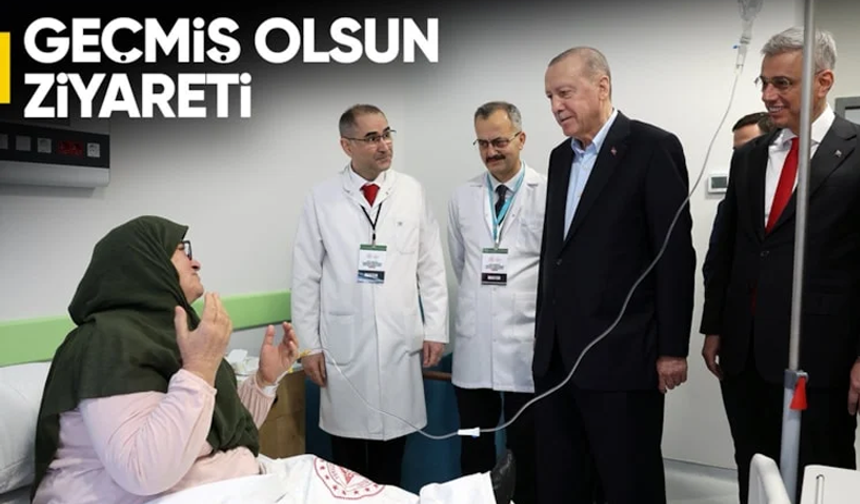 Cumhurbaşkanı Erdoğan Hastanede Tedavi Gören Hastaları Ziyaret Etti