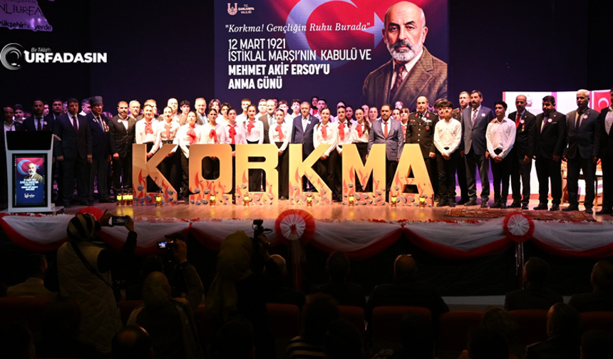 Mehmet Akif Ersoy Şanlıurfa'da Da Anıldı