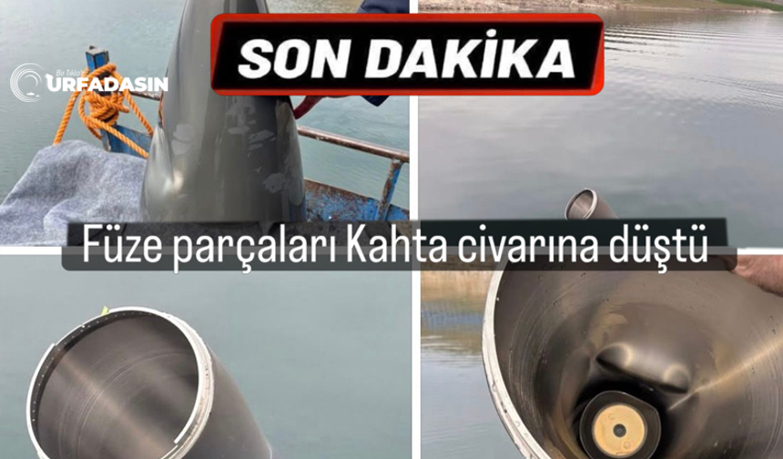 Atatürk Barajına Füze Parçaları Düştü