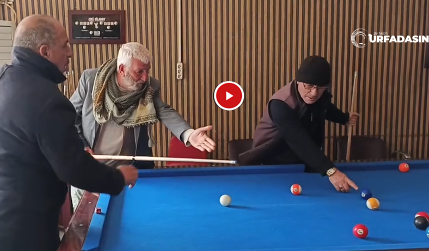 Şanlıurfa Akçakale'de İhtiyarların Bilardo Keyfi!