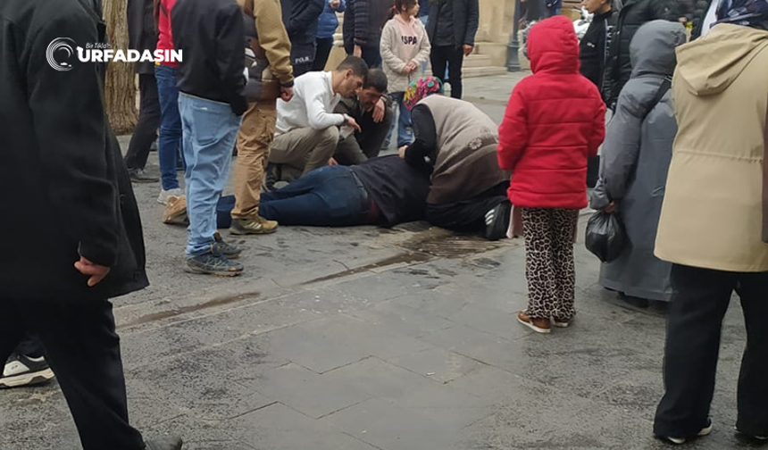 Şanlıurfa'da Bir Anda Yere Yığıldı, Yardımına Vatandaşlar Koştu