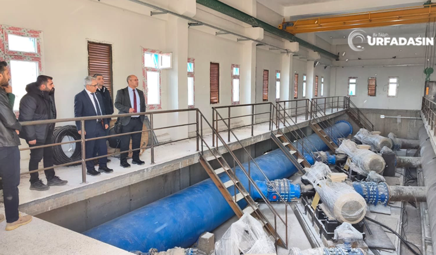 Şanlıurfa Viranşehir'de 27 Yerleşim Yerinin 2050 Yılına Kadar İçmesuyu Buradan Karşılanacak