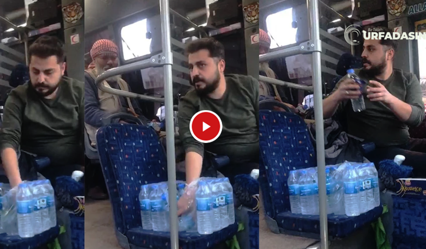 Şanlıurfa’da İftara 5 Kala Özel Halk Otobüsünde Böyle Yaşandı