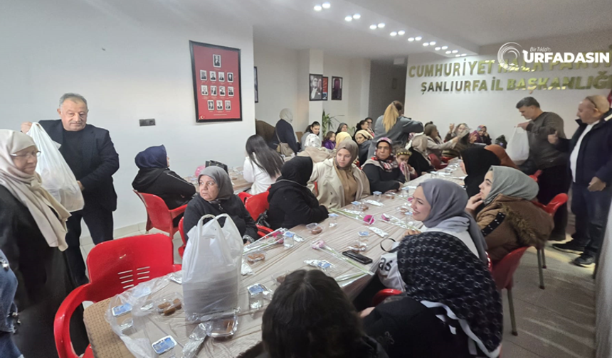 CHP Şanlıurfa Kadın Kolları 8 Mart Kadınlar Gününde iftarda Buluştu
