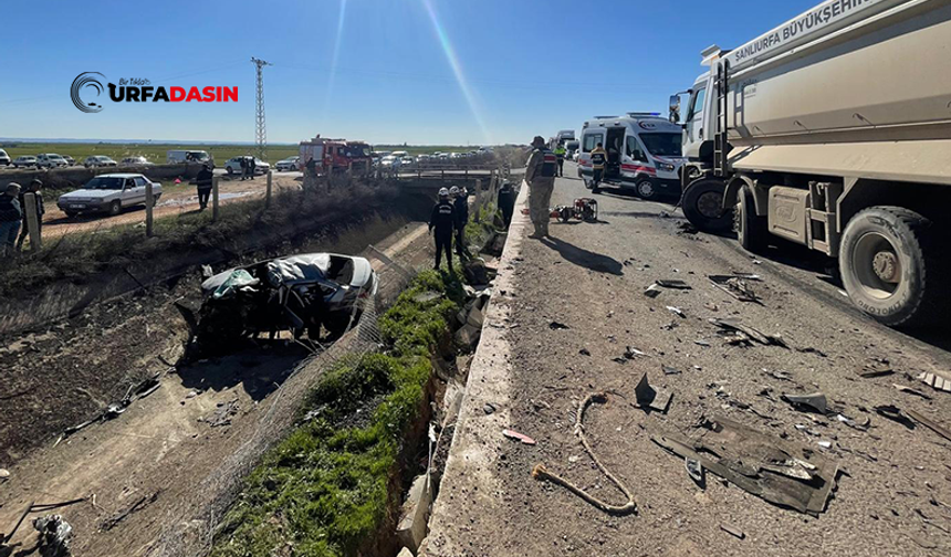 Şanlıurfa'da Kamyonla Çarpışan Otomobil Sulama Kanalına Savruldu: 1 Ölü