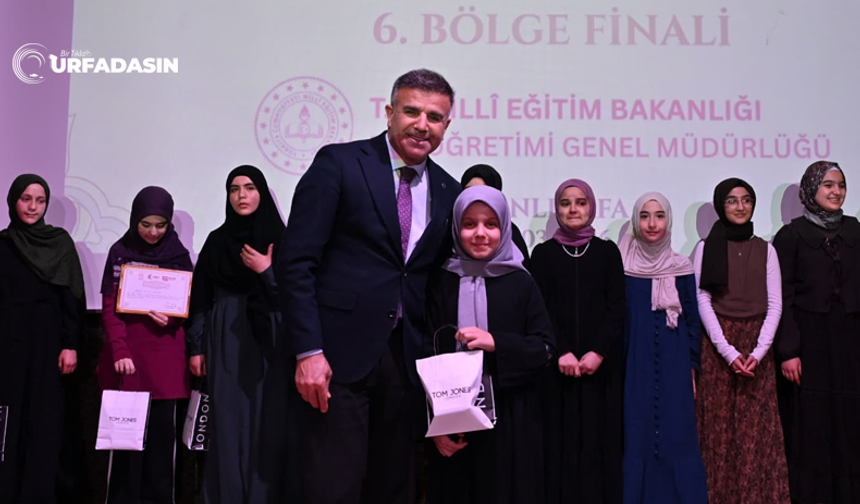 Genç Nida Kur'an-ı Kerim'i Güzel Okuma Yarışması 6. Bölge Finali Şanlıurfa’da Yapıldı