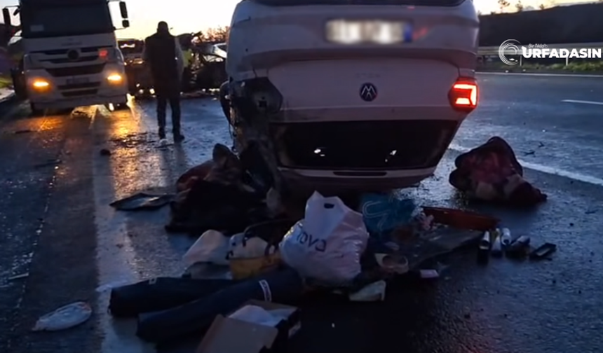 Şanlıurfa Birecik Yolunda Kaza: 1 Ölü, 5 Yaralı