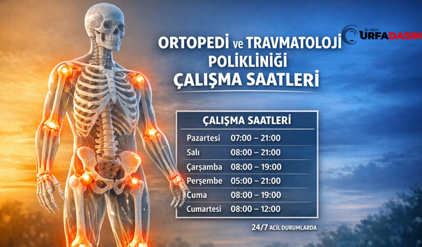 Sağlıkta Mesai Devrimi: Ortopedi Polikliniği Artık Akşamları Da Hizmetinizde!