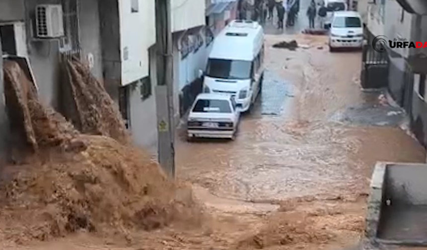 Şanlıurfa'da Sel Felaketi Şelaleye Döndü!
