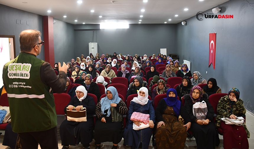Siverek'te Kadınlara Madde Bağımlılığına Karşı Eğitim Verildi