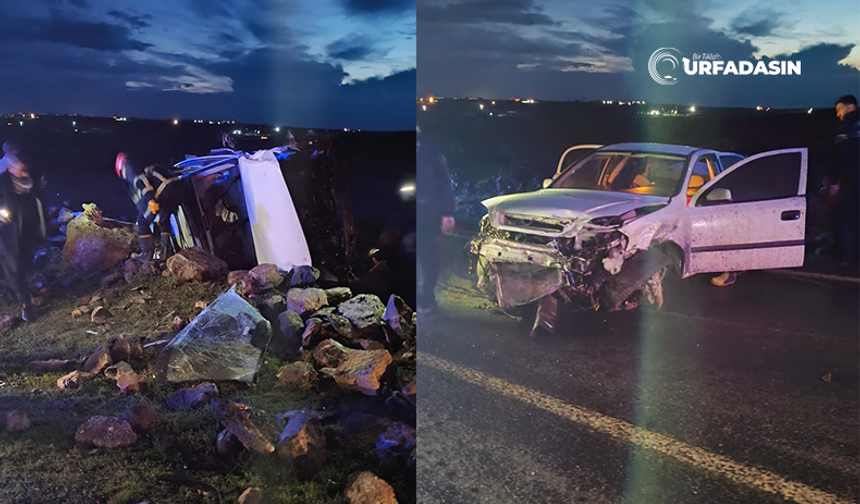 Şanlıurfa Siverek'te Akşam Vakti Otomobiller Çarpıştı: 5 Yaralı