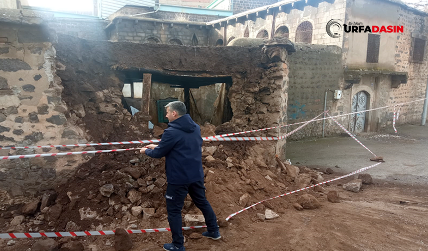 Şanlıurfa'da Yağışlar Metruk Evlerin Yıkılmasına Neden Oluyor
