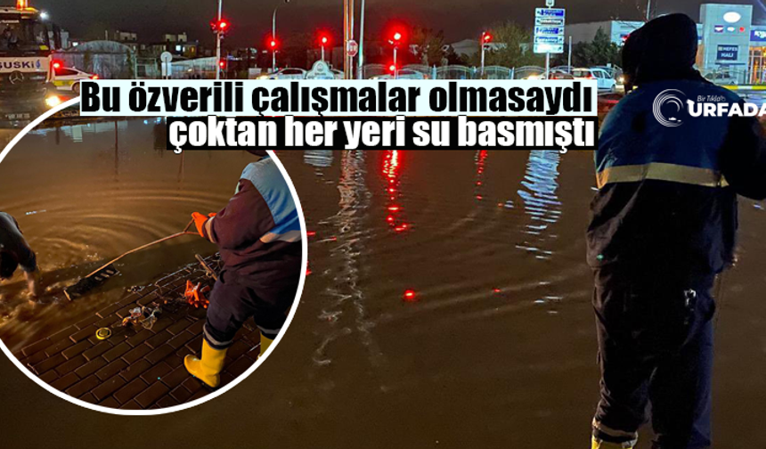 Şanlıurfa'da Sağanak Yağış Manzaraları Balıklıgöl Taştı