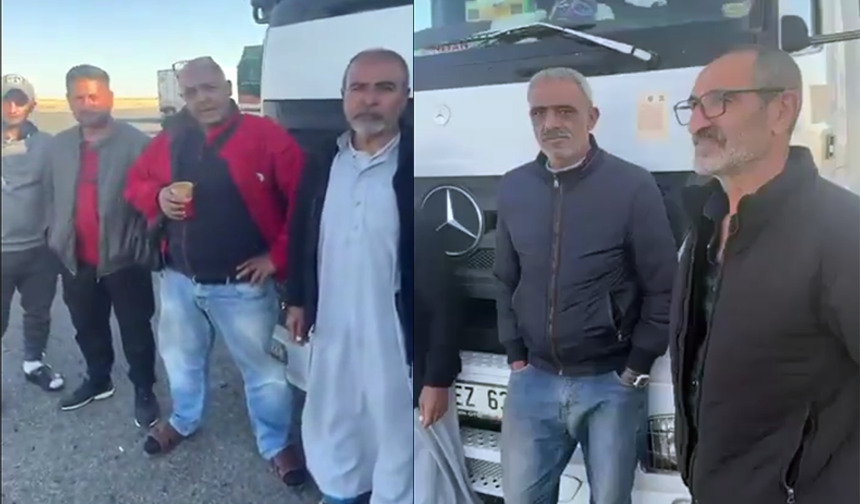 Şanlıurfalı 50 Tır Şoförü Suudi Arabistan'ın Sınır Bölgesinde Mahsur Kaldı