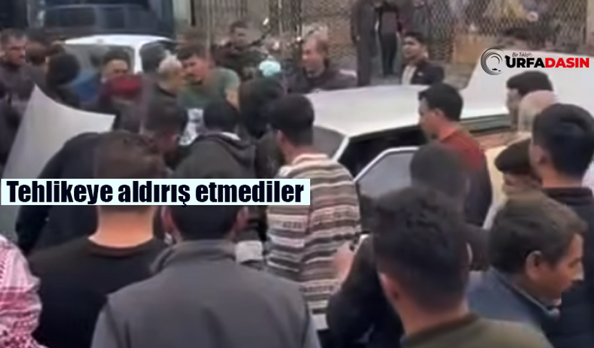 Şanlıurfa Akçakale’de Park Halindeki Araçta Yangın Çıktı