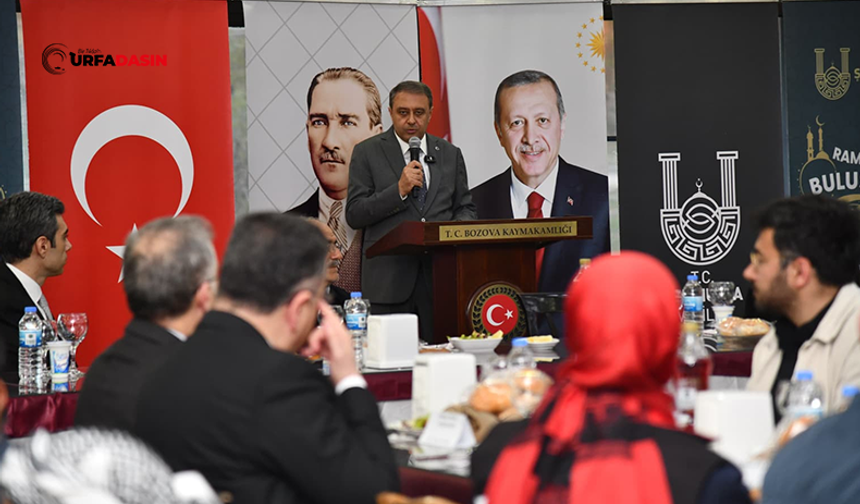 Şanlıurfa Valisi Şıldak, İftarda Bozova Halkıyla Bir Araya Geldi