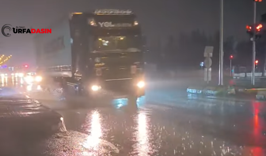 Şanlıurfa'da Gün Boyu Devam Eden Yağmur Etkisini Artırıyor