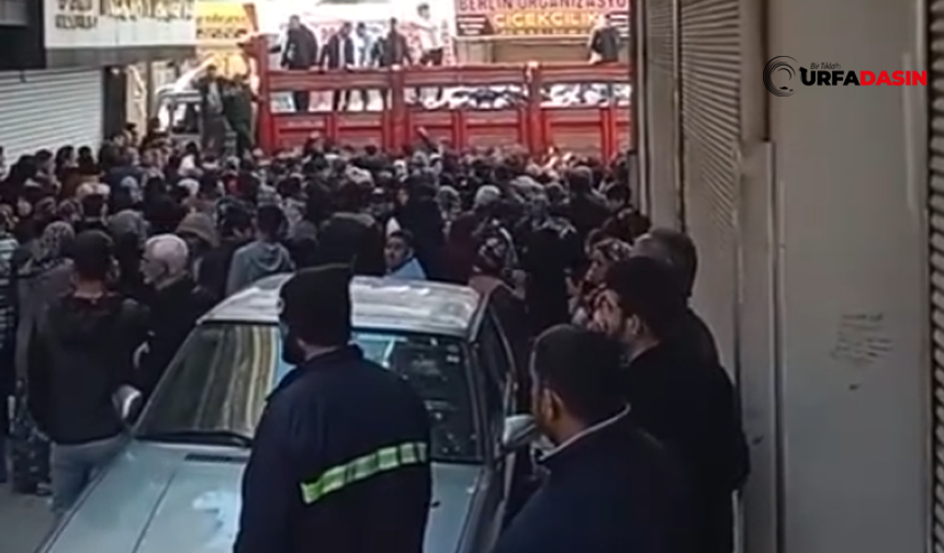 Şanlıurfa Birecik’te Yardım Dağıtımında İzdiham!