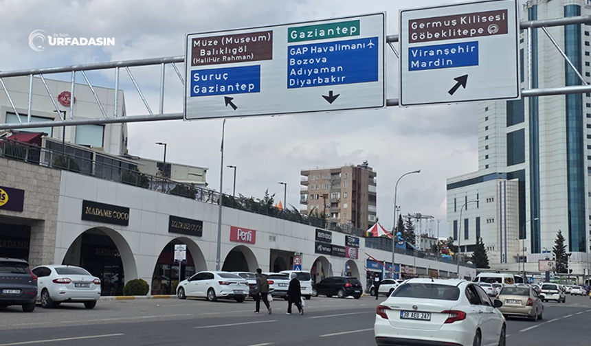 Şanlıurfa’da Yönlendirme Levhalarının Sayısı Artıyor, Trafik Düzenli Hale Geliyor