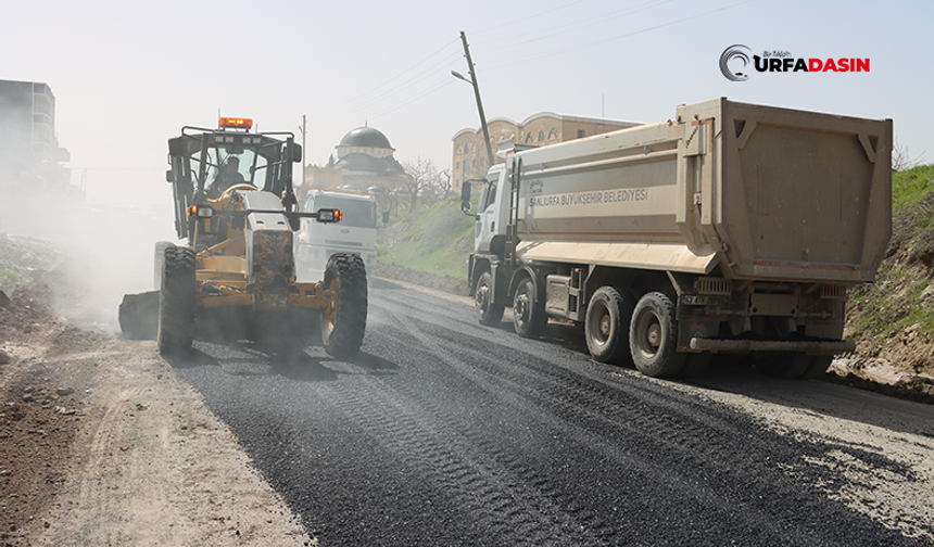Şanlıurfa'da Kışın Bozulan Yollar Onarılıyor