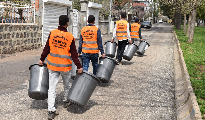 Siverek'te Çöp Konteynersiz Yaşam Projesi Başladı