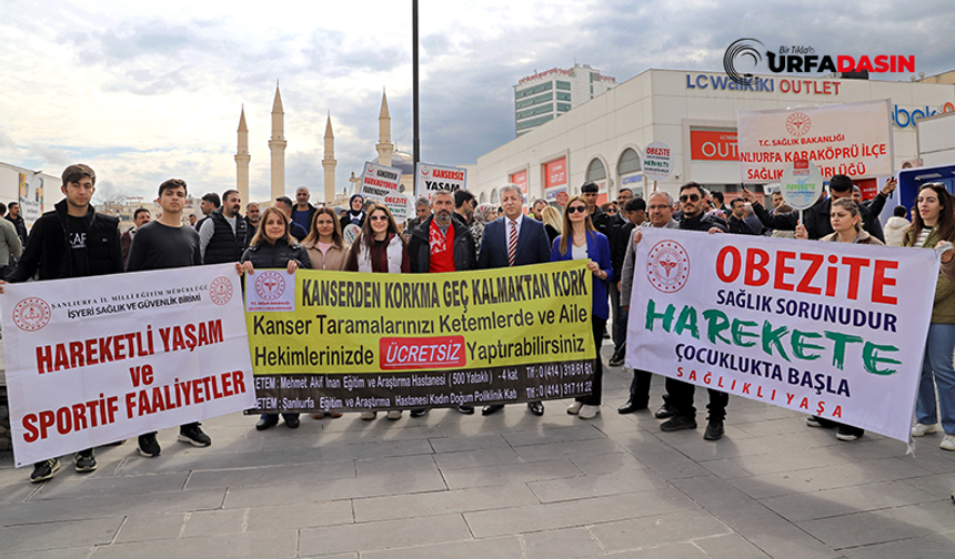 Şanlıurfa’da Sağlık Günü Yürüyüşü Gerçekleştirildi