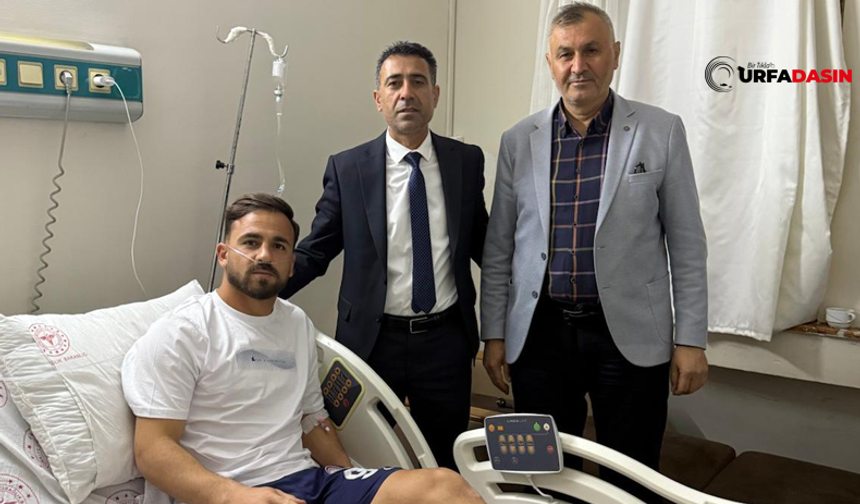 Viranşehir Belediyespor Kaptanına Kulüp Başkanından Moral Ziyareti