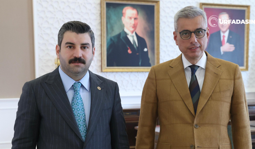 AK Parti Şanlıurfa Milletvekili İbrahim Eyyüpoğlu, Bakan Memişoğlu'na Şehrin Taleplerini İletti