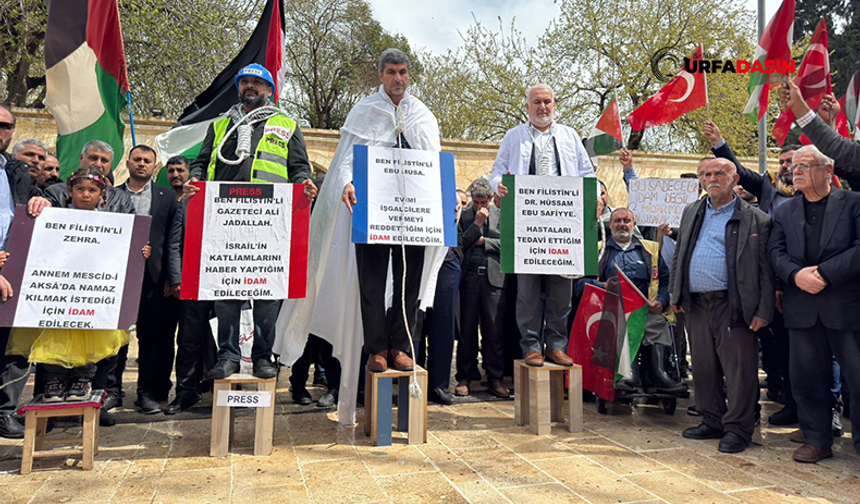 Şanlıurfa'da İsrail'in Filistinlilere İlişkin Aldığı İdam Kararına Tepki
