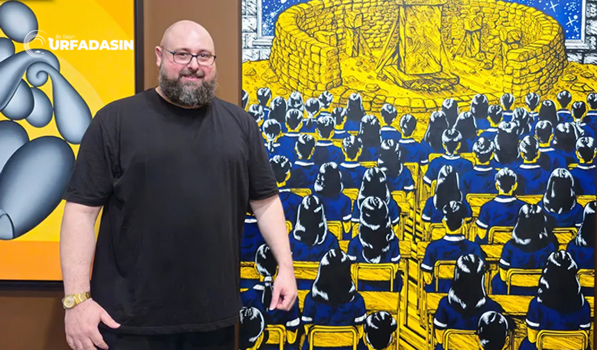 Göbeklitepe’yi Rüyasında Gördü Tuvale Yansıttı