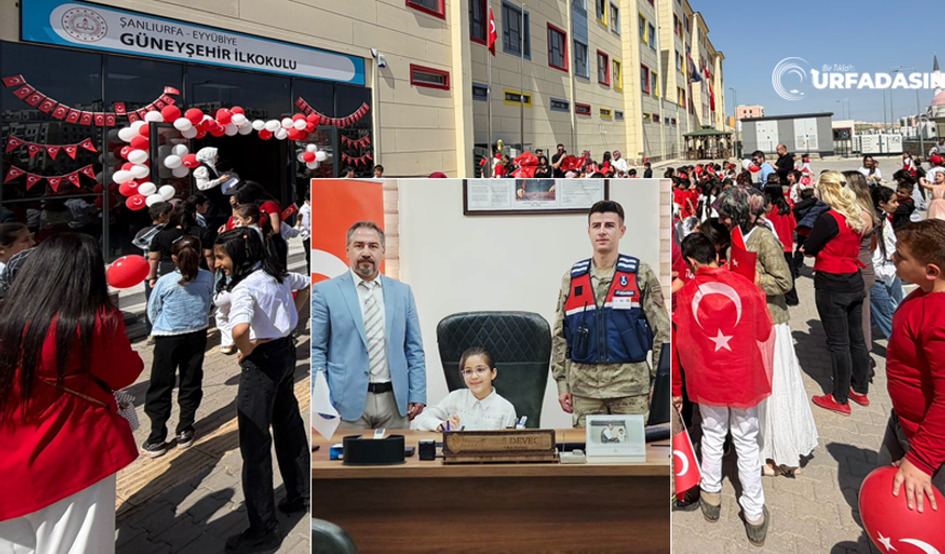 Şanlıurfa Eyyübiye Güneyşehir İlköğretim Okulunda 23 Nisan Coşkusu