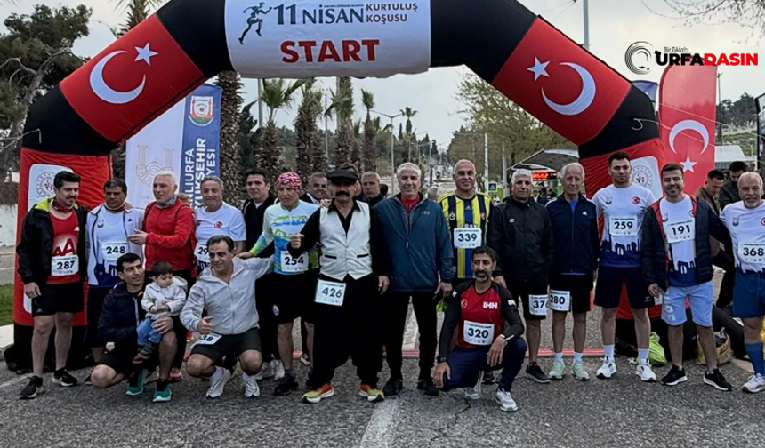Şanlıurfa’da 11 Nisan Kurtuluş Koşusuna 500 Sporcu Katıldı